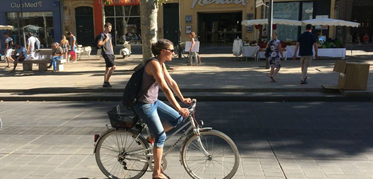 aménagement de pistes cyclables aix en provence